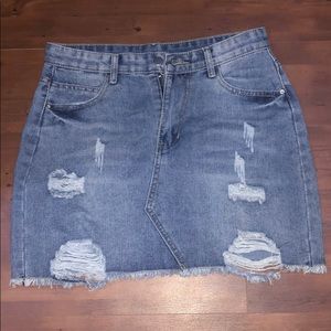 Jean skirt